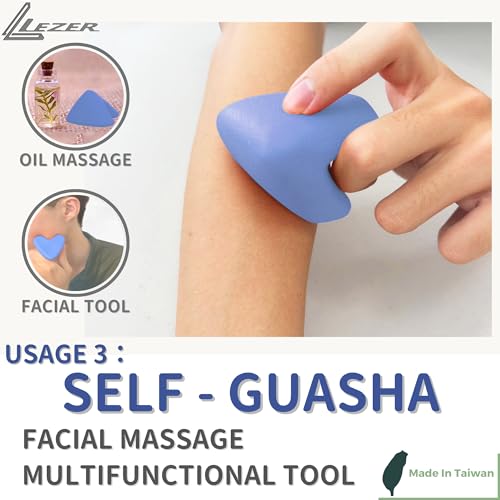 LEZER Trigger Massage Point, Manual Massage Ball, Muscle Knots Relief Tool, Myofascial Release, Physical Therapy, Deep Tis...