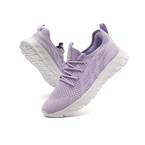 DLWKIPV Women's Running Shoes Lightweight Walking Sneakers Tennis Athletic Lace Up Gym Casual Fashion Fitness Sports Soft ...