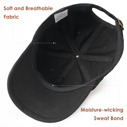 spxkd Baseball Cap for Men Women Washed Cotton Unstructured Baseball Hats Breathable Unisex Golf Dad Hat