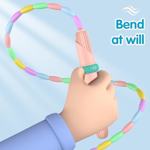 Beaded Jump Rope 1 Pack/2 Pack, ACEONE Segmented Skipping Rope for Kids Adults, Adjustable Tangle-Free Toddler Jumping Rop...
