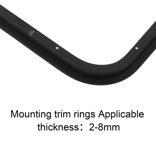 Eapmic RV Window - Vertical Sliding, 12inx22in, Black, Replacement for Teardrop, Cargo, Horse Trailer, Marine Camper