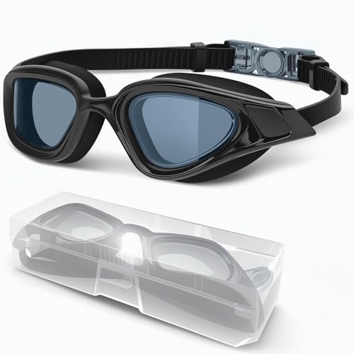 Maraiss Swimming goggles, Anti Fog & UV Swim Goggles, Clear Pool Swim Goggles, Leak-proof Swimming Goggle for Adult Men Women