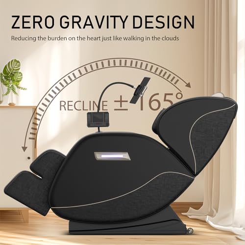 AYJOIR 2026 Massage Chair Full Body, Zero Gravity SL-Track Shiatsu Massage Recliner Chair with Body Scan, 6 Fix Point Roll...
