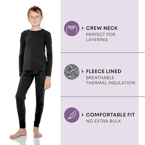 Rocky Thermal Underwear for Kids, Boys Thermals, Long Johns Underwear, Base Layer for Cold Weather/Skiing