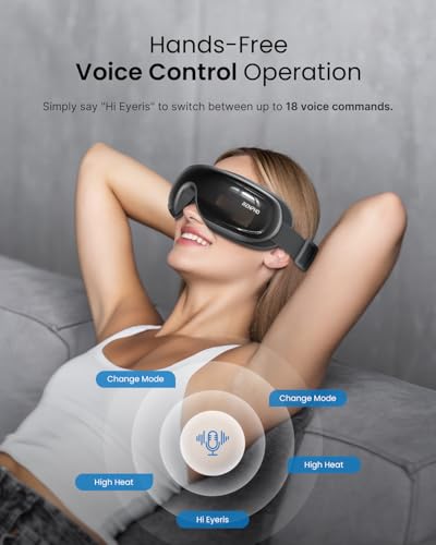 RENPHO Eyeris 3 Eye Massager with Heat and Cooling, FSA Eligible HSA, Valentines Day Gifts for Him Her Birthday Gifts for ...