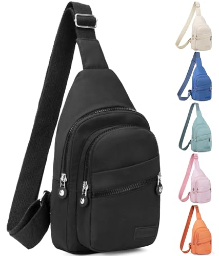 Banelu Small Sling Backpack Crossbody Sling Bag for Women, Chest Bag Daypack Fanny Pack Cross Body Bag for Outdoors Hiking...