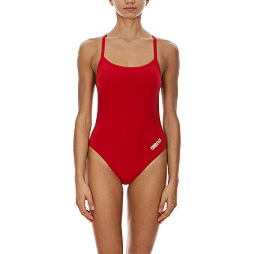 Arena Women's Team MaxLife Swimsuit Solid Challenge Back Sports One Piece Competition Training Bathing Suit Athletic Swimwear