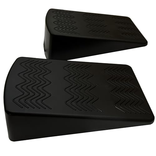 Rivotrance Squat Wedge Block Pairs,YOGA Pilates Block Slant Board Calf Stretcher, Exercise Ramps for Weightlifting, Squat ...