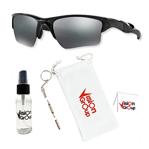 Oakley OO9154 Half Jacket 2.0 XL Sunglasses + Vision Group Accessories Bundle