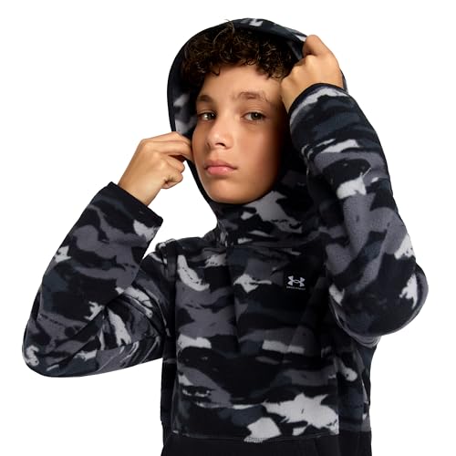 Under Armour boys Pullover Hoodie Sweatshirt, Soft & Comfortable Fleece, Outdoor Collection