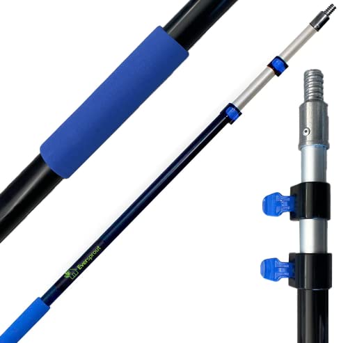 EVERSPROUT Pro Pole, 5-to-12 Foot Heavy Duty Extension Pole (3-Stage), Lightweight Anodized Aluminum, Telescoping Pole - F...