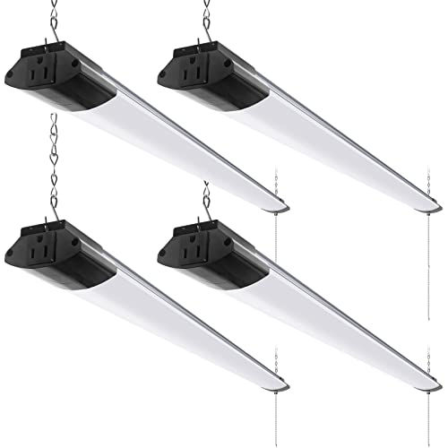 Barrina BS84 LED Shop Lights for Workshop 4FT, 84W, 10000LM, 5000K Linkable Light Fixture for Garage, Basement, Hanging or...