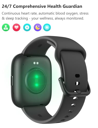 LODIMEKE 2025 Upgraded Smart Watch with Alexa, 1.83" Touchscreen Smartwatch, IP68 Waterproof, Heart Rate SpO2 Sleep Stress...
