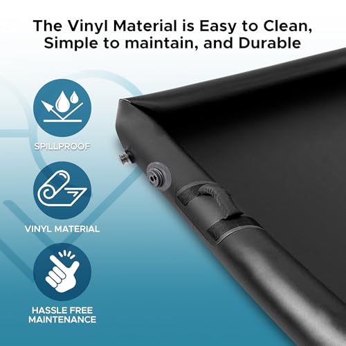 Inflatable Massage Sheet with Handles | Self-Inflating PVC Waterproof Sheet with Sides | Durable, Easy to Clean | 83'' x 6...