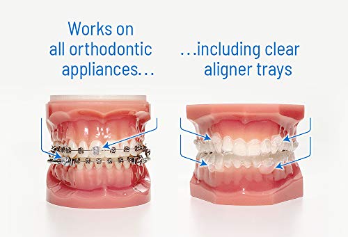OrthoDots Clear – 24-Hour Protection | Sticks Better Than Dental Wax | Moisture Activated Braces Wax Alternative for Pain ...
