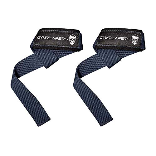 Gymreapers Lifting Wrist Straps for Weightlifting, Bodybuilding, Powerlifting, Strength Training, & Deadlifts - Padded Neo...