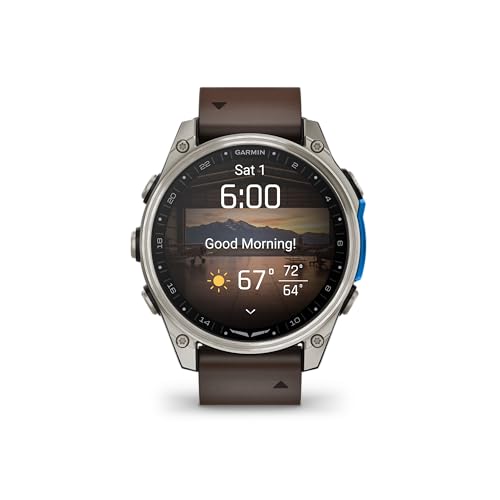 Garmin D2™ Mach 2 – 47 mm, Premium Aviator Smartwatch with GPS, Advanced Flight Maps, LED Flashlight, Built-in Microphone/...