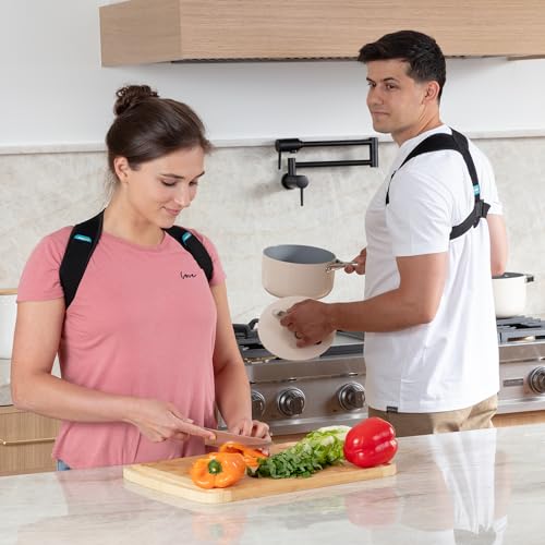 ComfyBrace Posture Corrector-Back Brace for Men and Women- Fully Adjustable Straightener for Mid, Upper Spine Support- Nec...