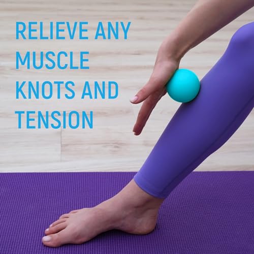 Massage Lacrosse Balls for Myofascial Release - Trigger Point Therapy Ball Set for Deep Tissue Relief - Foot Massage Ball ...