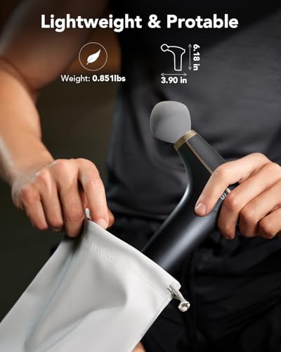 SKG Mini Massage Gun Deep Tissue for Women Men, FSA and HSA Eligible Birthday Gift for Women Men, 10mm Portable Percussion...