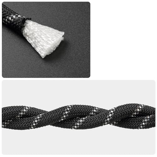 NorthPada Multi-Purpose Climbing Rope - 8/10/12mm x 5/10/20/30m, Ideal for Rappelling, Boating, Tree Swing, and Sailing
