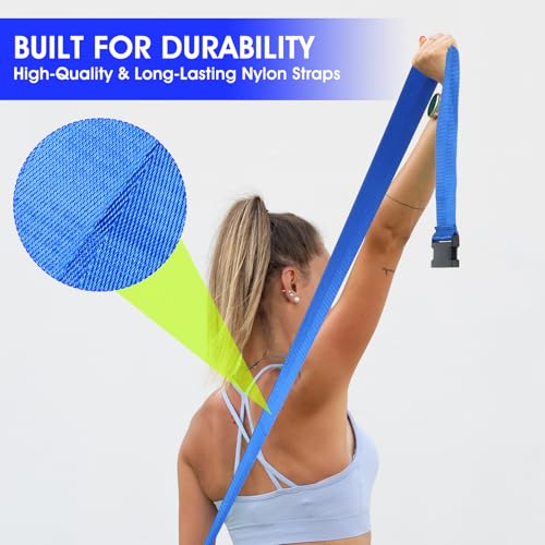 Physical Therapy Strap, Extremity Mobilization Belt, Manual Traction Strap, Adjustable Stretch Straps for Stretching Yoga ...