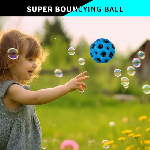 Super Bouncing Ball,Children's Super Hot, Easy to Grasp and Capture Suitable for Children of All Ages, Indoor and Outdoor ...