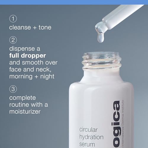 Dermalogica Circular Hydration Serum, Hyaluronic Acid Serum for Face, Deep Hydrating Serum - Delivers long-lasting hydrati...