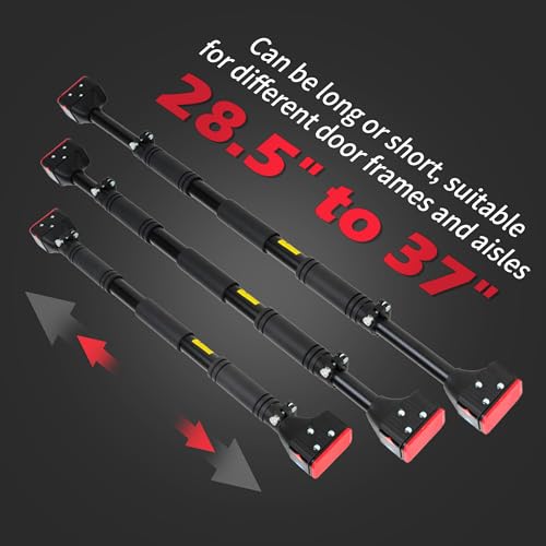 leikefitness Pull-Up Bar For Door Frame Chin Up Bar Upper Body Workout Adjustable Portable Training Pull-Up Bars Bars with...