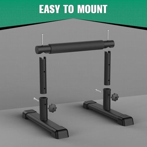 IMAYCC Parallettes Bars, Adjustable 7.5" and 10.6" High Push Up Bars Strength Training For Handstands, Full Planche & Dip...