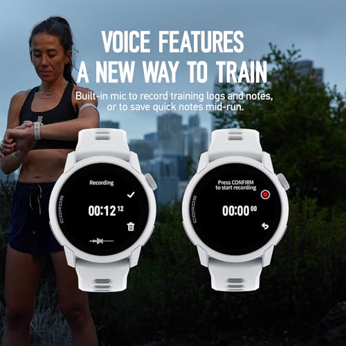 COROS PACE 4 Ultralight Sport GPS Watch, 1.2" AMOLED Touchscreen,19 days of daily use, Voice Features, Advanced Training T...