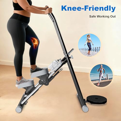 OVER SELF stairmaster Machine for Home - Stair Climber Stepper for Home Gym Exercise, Compact Folding Stair Stepper, Adjus...