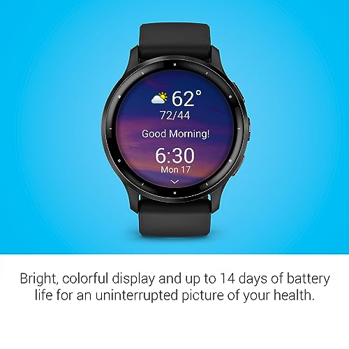 Garmin Venu 3 Running GPS Smartwatch with AMOLED Display, Advanced Health, Fitness Features, Up to 14 Day Battery Life wit...