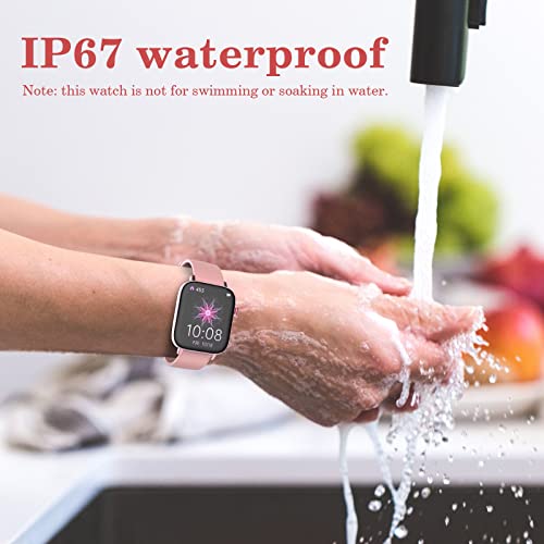 PJYUBVOR 1.9" Smart Watch for Women - Bluetooth Call Fitness Tracker with Heart Rate/Sleep Monitor/Menstrual Reminder, DIY...