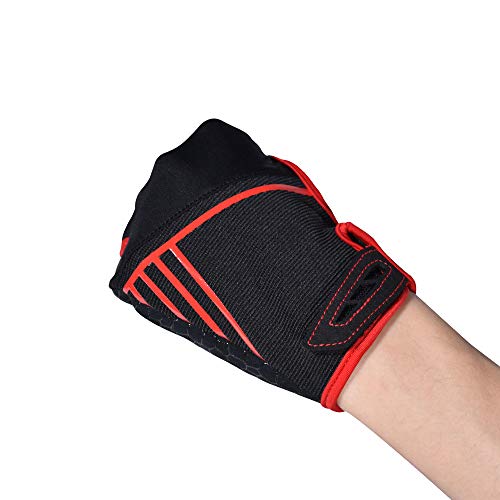 Professional Anti-Skid Bowling Gloves Comfortable Bowling Accessories Semi-Finger Instruments Sports Gloves Mittens for Bo...