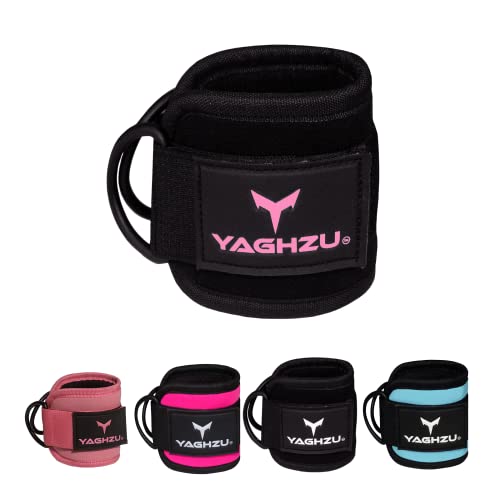 YAGHZU Ankle Straps for Cable Machines Women, Glute Kickback Cable Machine Attachments, Gym Ankle Cuffs, Wrist Cuffs for W...