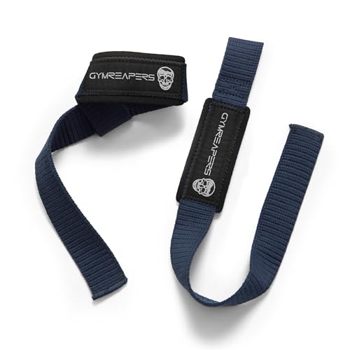 Gymreapers Lifting Wrist Straps for Weightlifting, Bodybuilding, Powerlifting, Strength Training, & Deadlifts - Padded Neo...