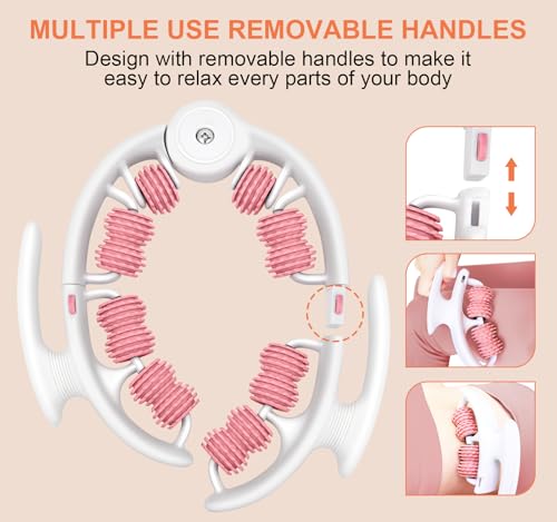 KESHWELL Massage Roller, Cellulite Massage Tool,Cellulite Remover for Legs,Foam Muscle Roller for Deep Relax,Manual Massag...