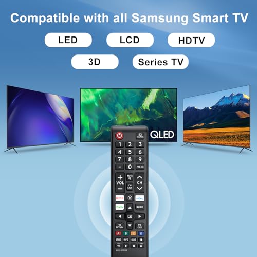 【Pack of 2】 New Universal Remote for All Samsung TV Remote, Replacement Compatible for All Samsung Smart TV, LED, LCD, HDT...