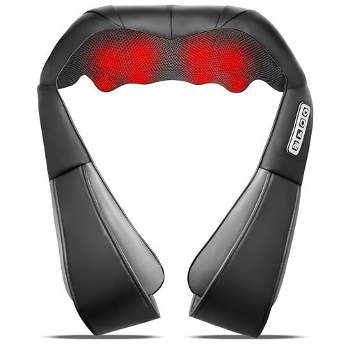 UFFAE Shiatsu Neck and Back Massager with Heat, Electric Deep Tissue Kneading Neck and Shoulder Massage, Best Gifts for Wo...