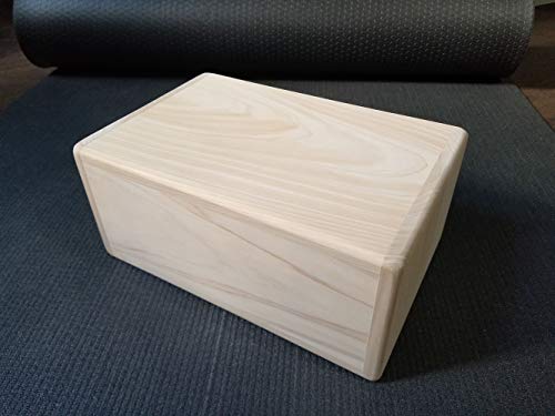 Yoga Block Made from Japanese Hinoki Wood