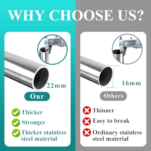 Greeily Clothes Hanger Reaching Hook Telescopic Adjustment clothes hook pole Light and can Extend from 37" to 65" with 4.7...