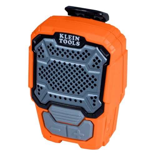 KLEIN TOOLS AEPWS1 Wearable Bluetooth Speaker, Built-in Mic for Hands-Free Music and Calls, Portable, Waterproof IP67, Mag...
