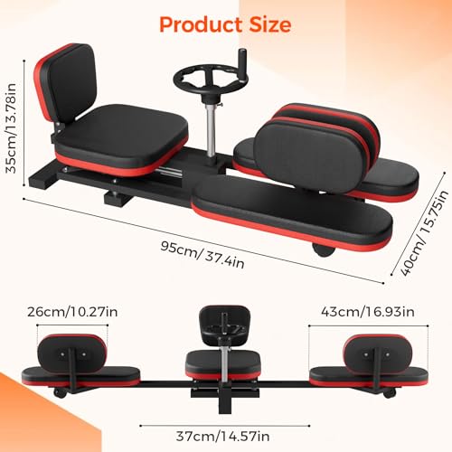 Adjustable Leg Stretcher Machine,330lbs Leg Stretcher Split Machine,Heavy Duty Steel Leg Extension Machines for Home Yoga ...
