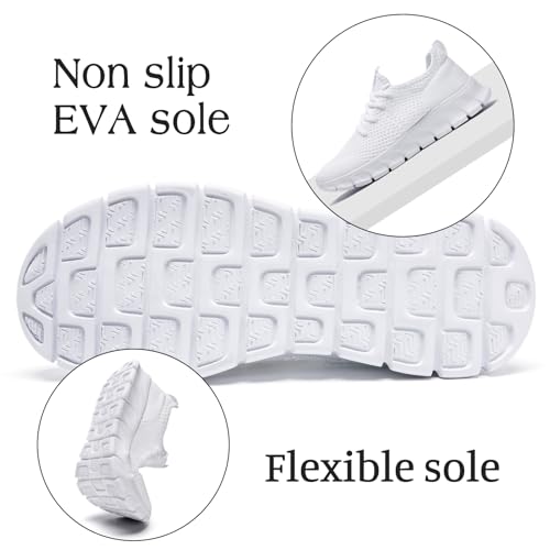 DaoLxi Women Running Shoes Tennis Sneakers Slip on Walking Gym Non Slip Work Workout Jogging Shoe