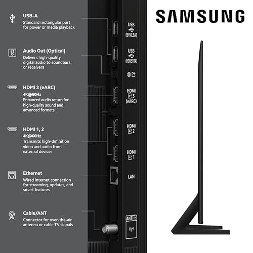 Samsung 50-Inch Class QLED Q8F 4K UHD Smart TV (2025 Model) Q4 AI Processor, 100% Color Volume with Quantum Dot, AirSlim D...