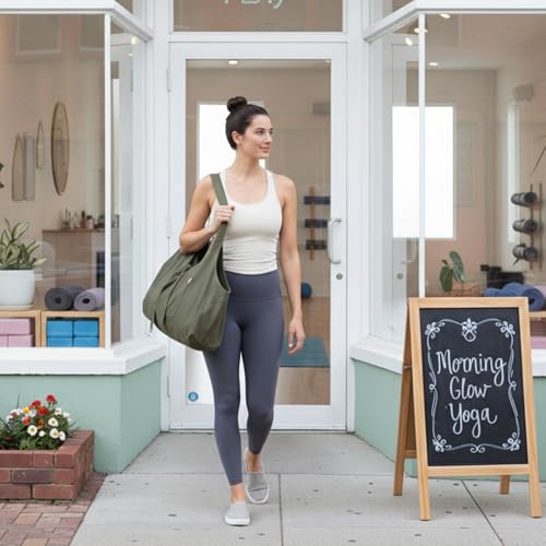 Yogiii Yoga Mat Bag | The ORIGINAL YogiiiTotePRO | Large Yoga Mat Bag or Yoga Mat Carrier with Side Pocket | Yoga Bag Fits...