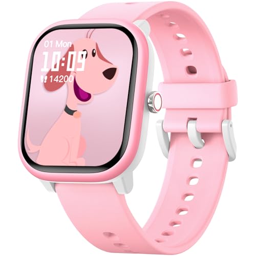Fikami Smart Watch for Kids Girls Boys No APP/Phone Needed, 1.8" IP68 Waterproof Sport Kids Watch Pedometer, Heart Rate, S...