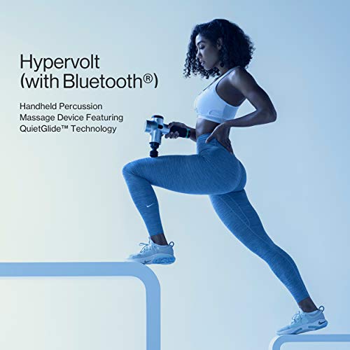 Hypervolt Bluetooth, Featuring Quiet Glide Technology - Handheld Percussion Massage Gun | 3 Speeds, 5 Interchangeable Head...
