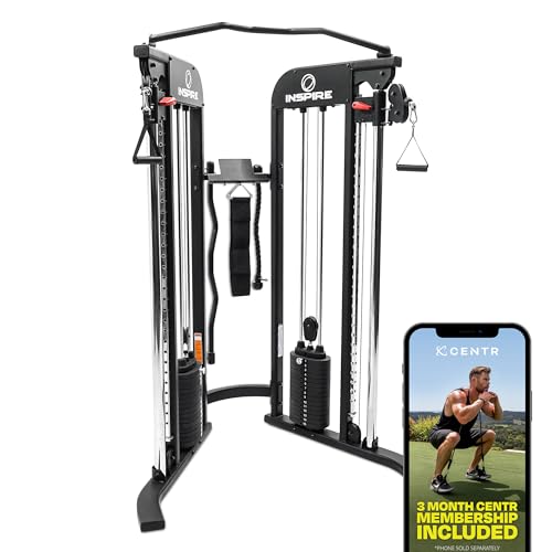 Inspire Fitness FTX Functional Trainer - Compact at Home Workout Machine with Accessories - Space Saving Design - Home Gym...